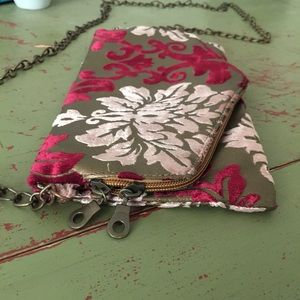 Handmade Boutique Crossbody Velvet Clutch